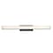 Dweled Brink 24in LED Bathroom Vanity or Wall Light 3-CCT 2700K-3000K-3500K Set to 2700K in Black WS-776 - alternate 1